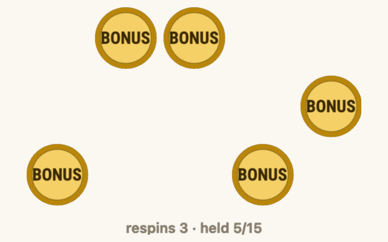 Hold & Win respin preview